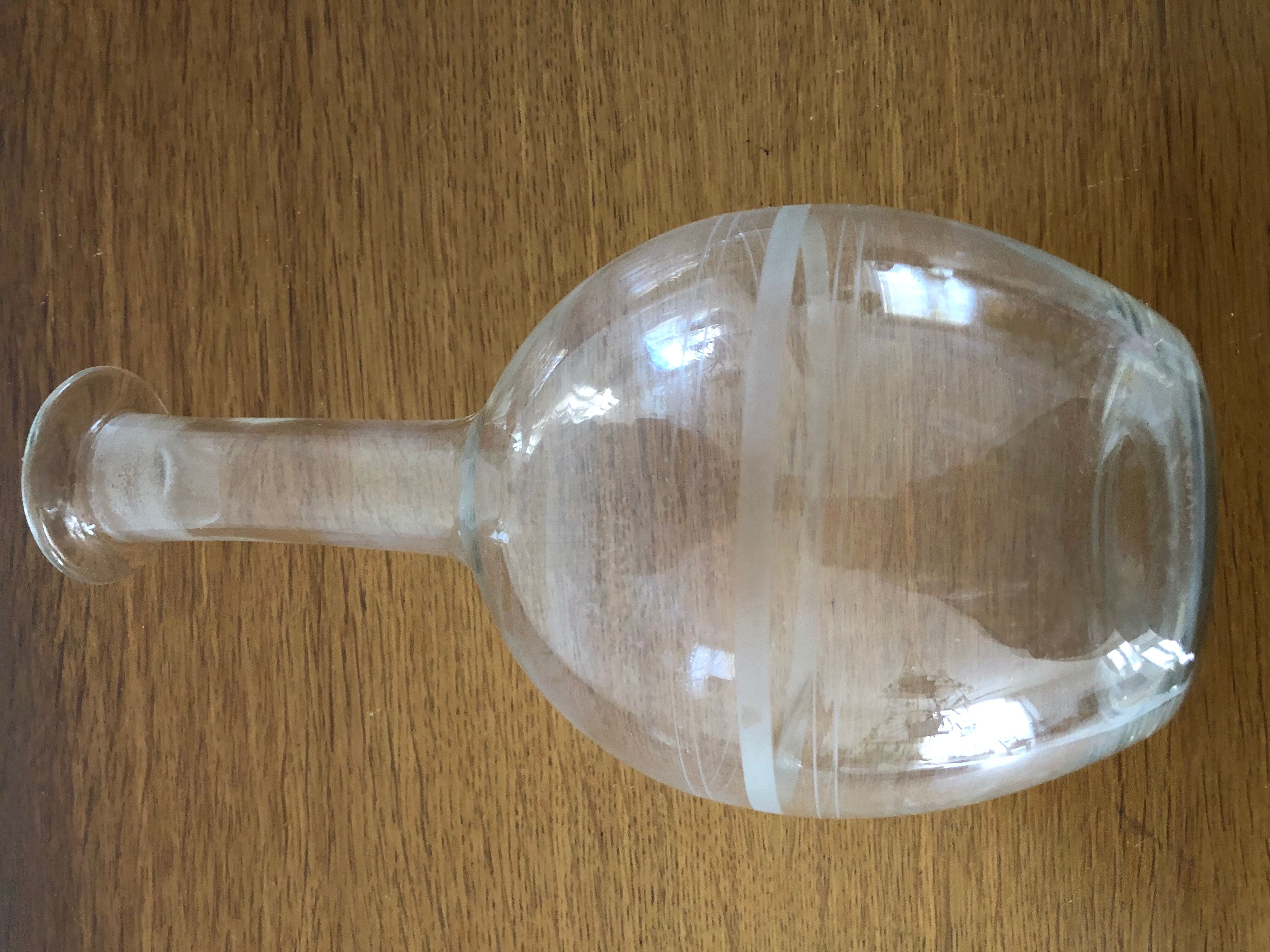 Wine decanter, water or alcohol in glass