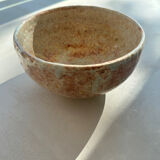 Large handmade stoneware bowl - unique piece