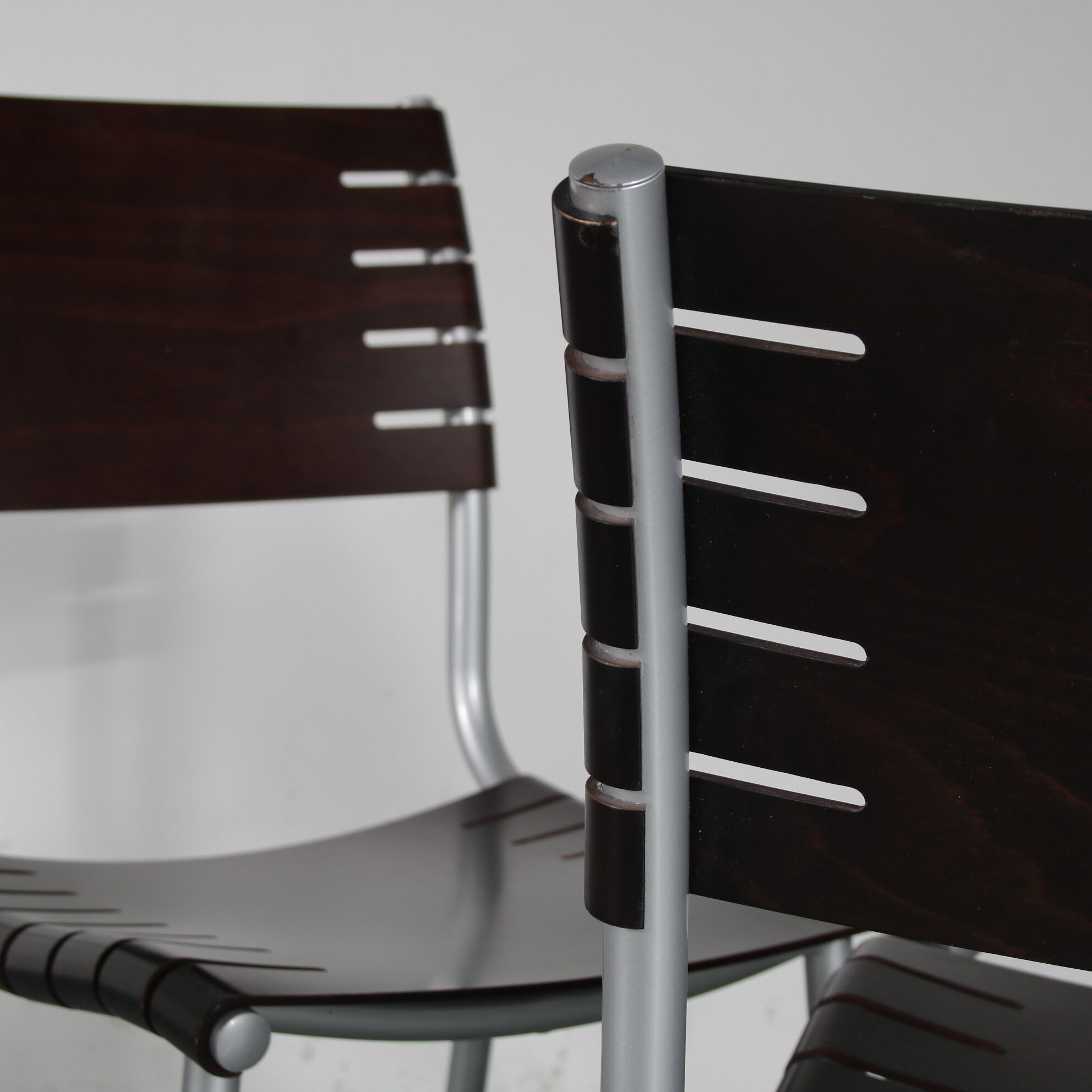 1980s Set of 6 dining chairs by Ruud jan Kokke for Harvink, Netherlands