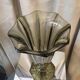 Czechoslovak smoked glass vase from the 1970s