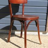 6 chaises Baumann dos large N°30 hêtre foncé