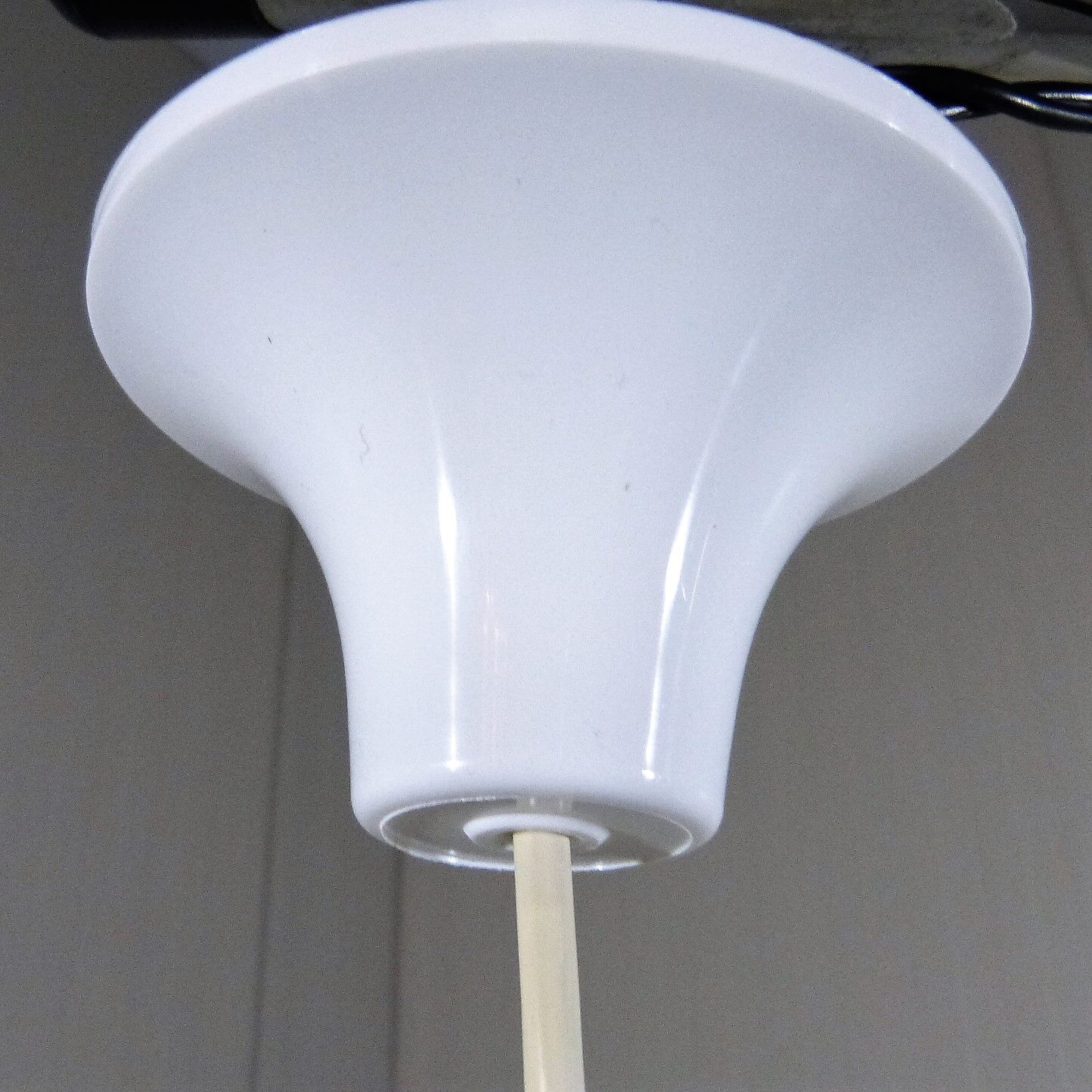 Vintage Kaiser Leuchten glass hanging lamp, 1960’s