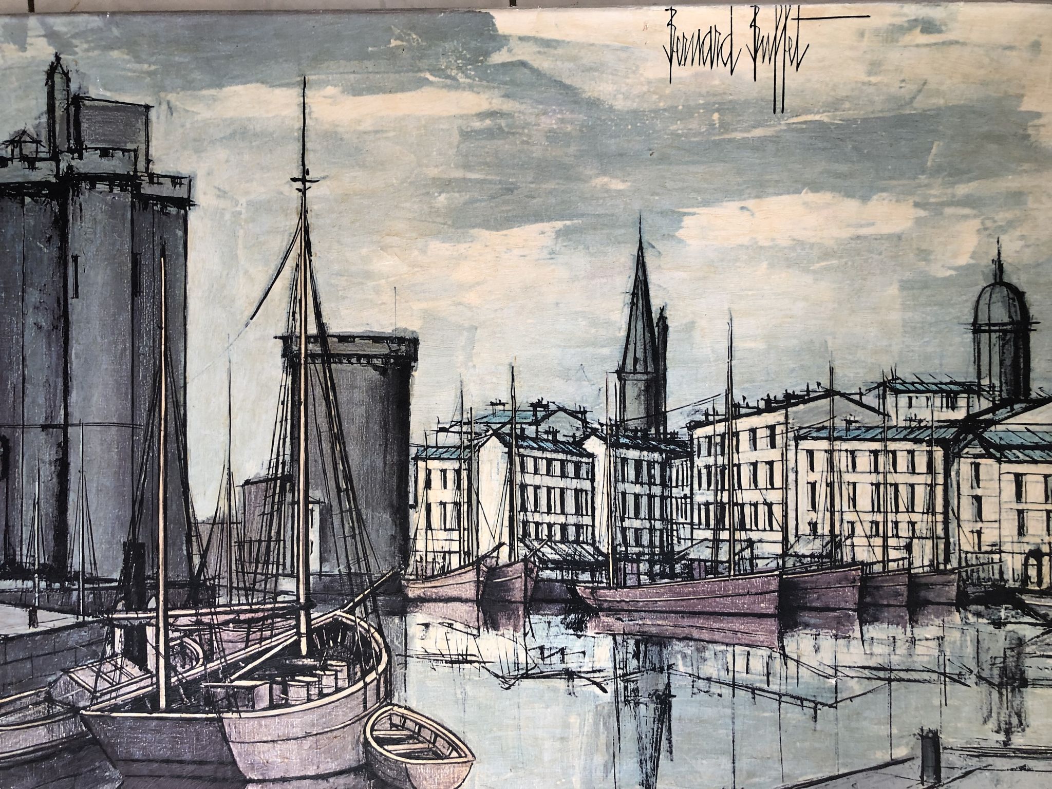 Painting: oil on canvas reproduction by Bernard Buffet
