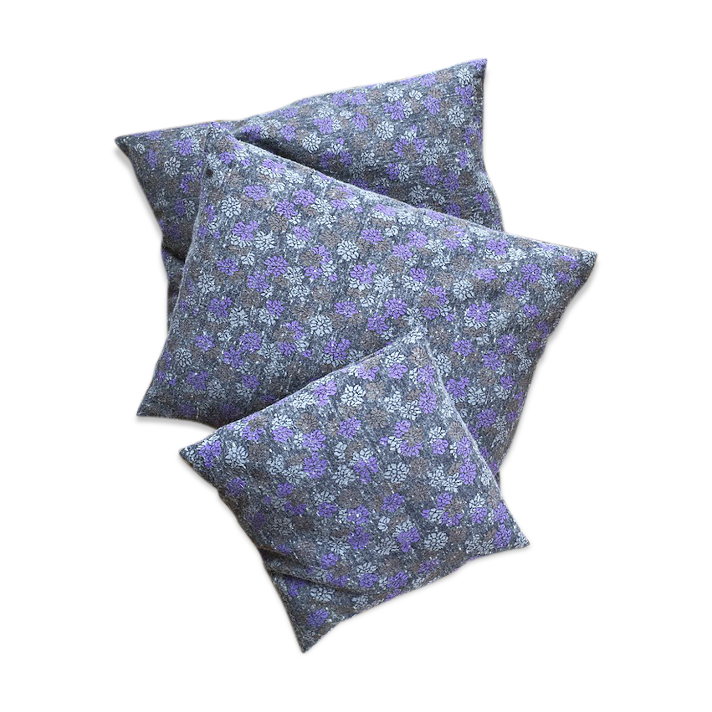 Antique fabric cushions