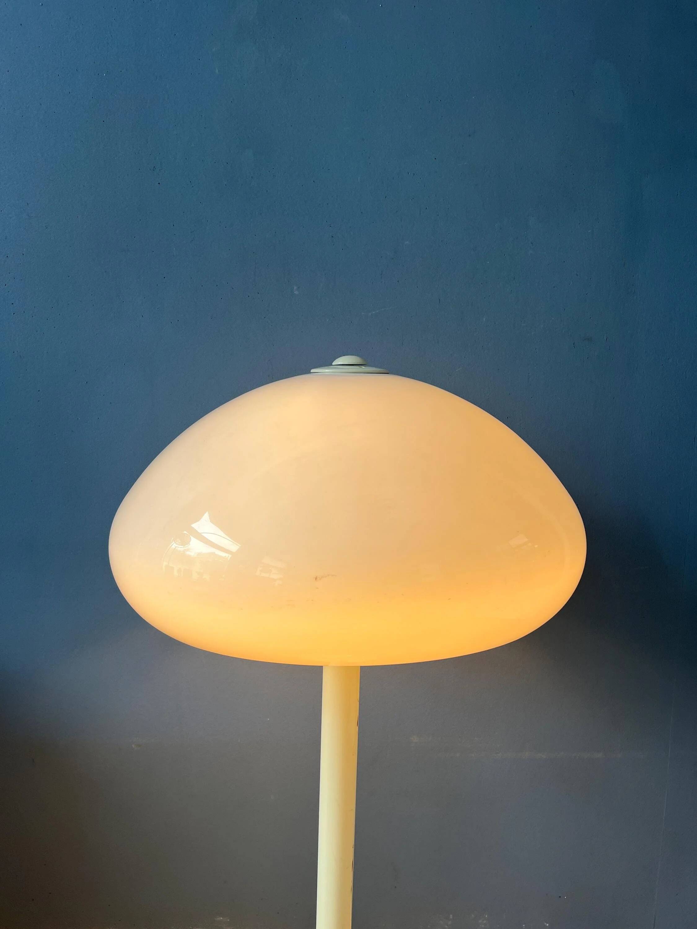 Lampadaire Dijkstra UFO Space Age blanc