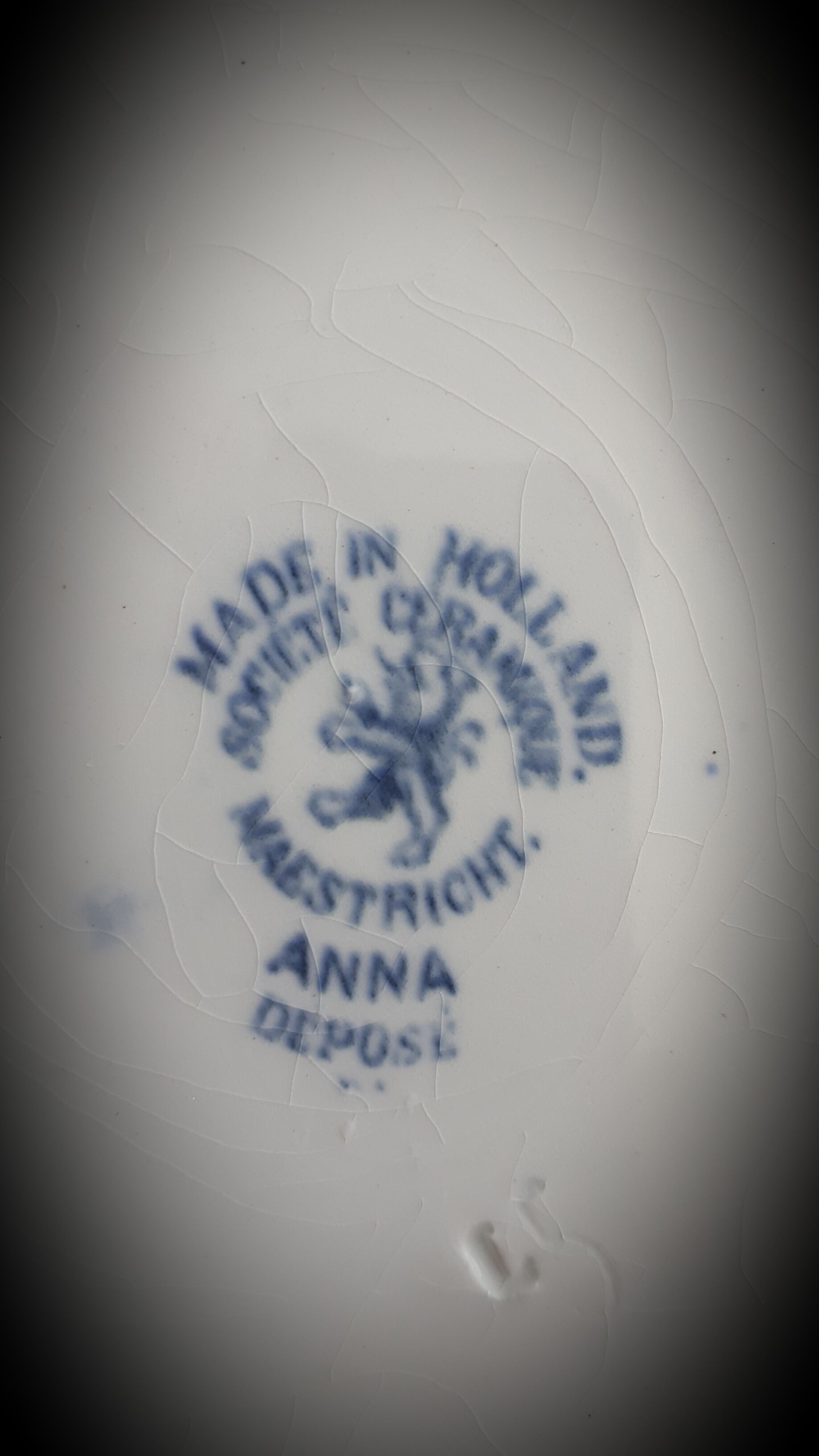 Blue Anna Plate