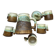 Coffee maker, organic ceramic cups