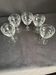 5 Ardéco chiseled crystal glasses