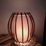 Lamp to be placed in rattan