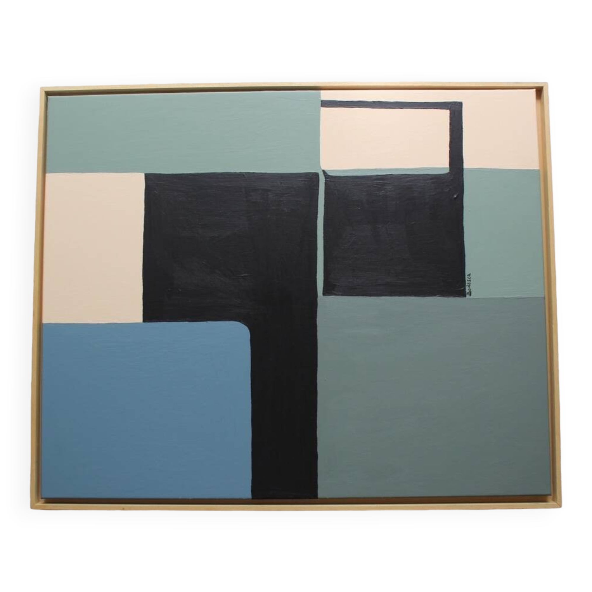 Original geometric painting