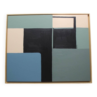 Original geometric painting