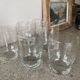 6 verres anciens à facettes