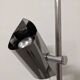 Space Age floor lamp with 2 chrome metal spotlights from the 60s/70s
