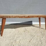 Raw design coffee table with compass legs