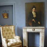 Portrait Adolphe Demange élègante aux gants 1899