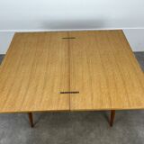 Vintage 50s compass foot portfolio table