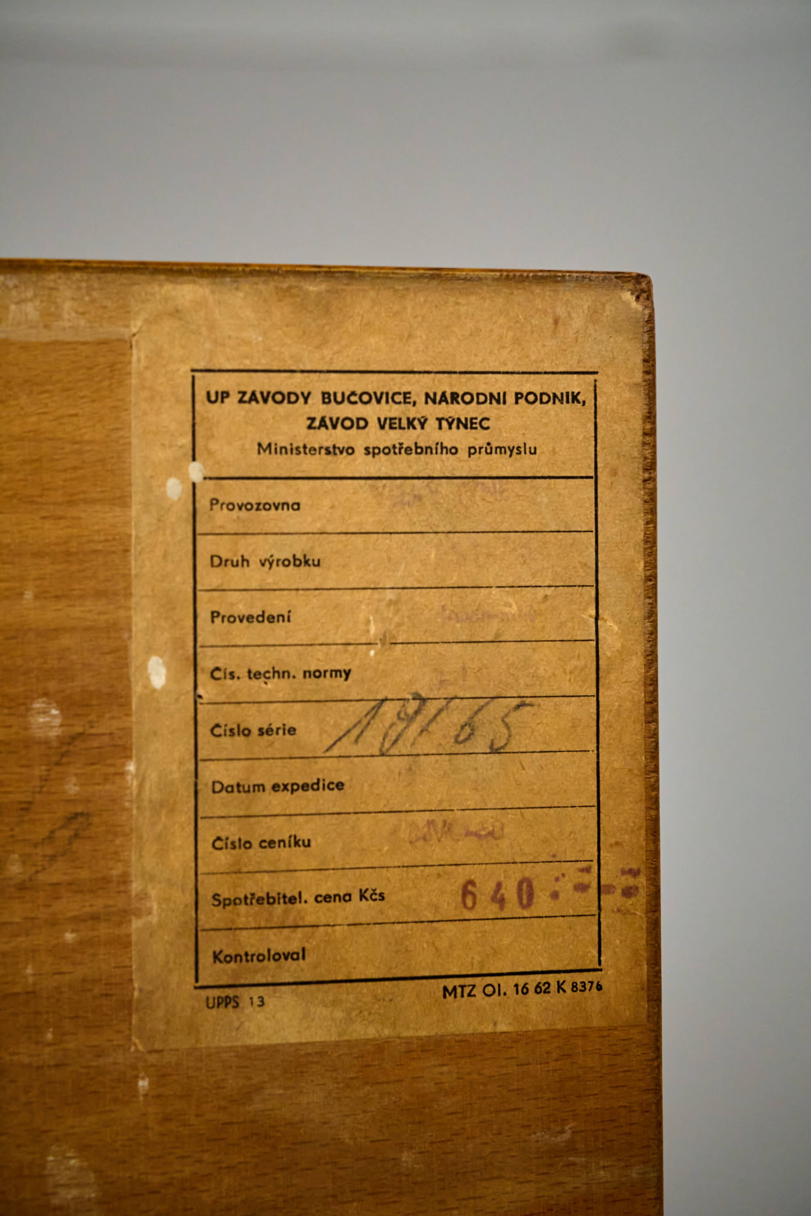 Bibliothèque du milieu du siècle UP-ZAVODY, années 1960, Tchécoslovaquie