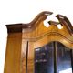Antique display case/corner cabinet - Baroque style - walnut - glass door with bars - circa 1900