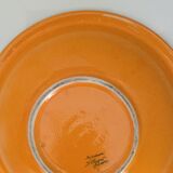 Dish dominant orange and green Saint Clement France