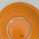 Dish dominant orange and green Saint Clement France