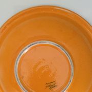 Dish dominant orange and green Saint Clement France