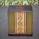 Napoleon III upholstered wooden chest, storage chest, interior decoration
