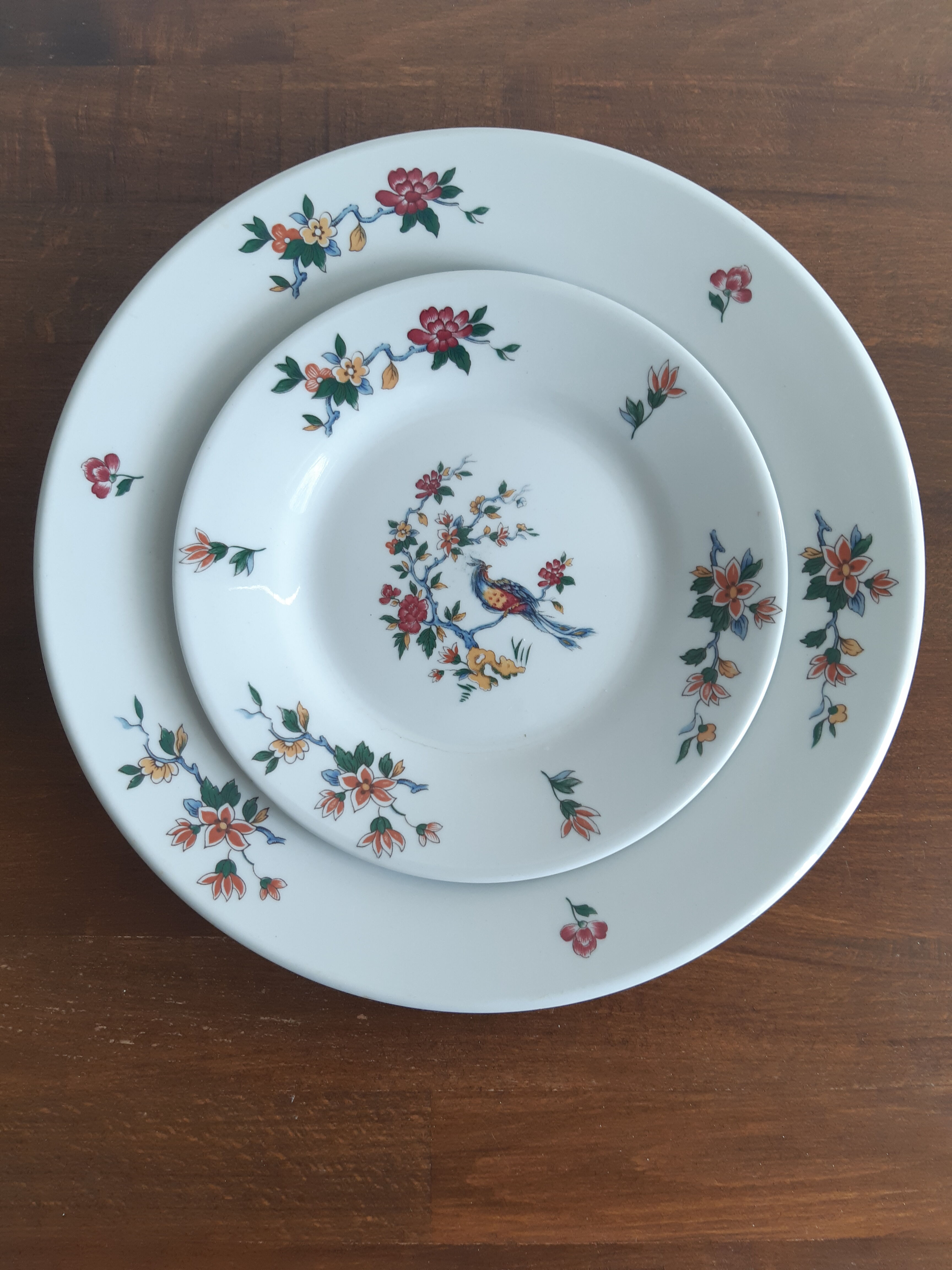 Set of 4 small plates sarreguemines
