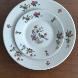 Set of 4 small plates sarreguemines
