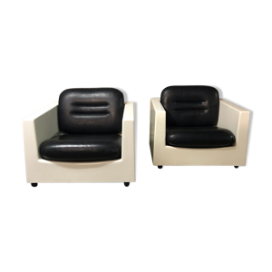 paire de fauteuils Luigi - 1970