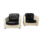 Paire de fauteuils Luigi Pellegrin, Mim Roma, 1970