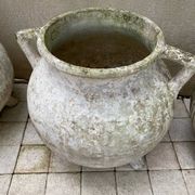 Jardinière marmite,  fibrociment 60’S