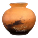 Muller brothers in Lunéville: marbled glass vase from the Art Nouveau period