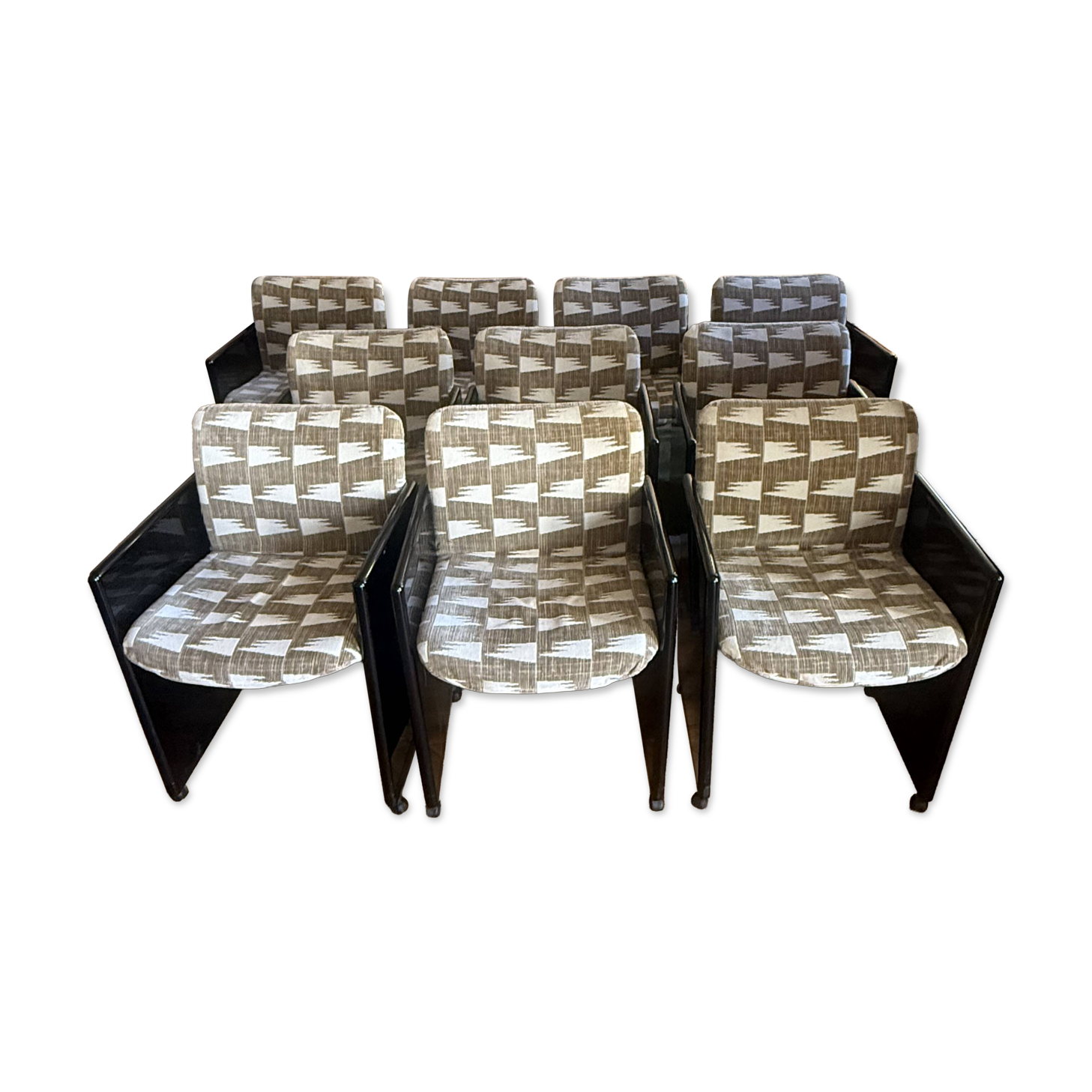 Fauteuils par Kazuhide Takahama pour Studio Simon, 1970s, Set de 10