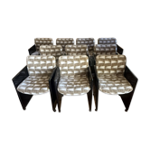 Fauteuils par Kazuhide Takahama pour Studio Simon, 1970s, Set de 10