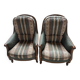 2 fauteuils Bergère style Louis XV