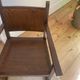 Art Deco wooden armchairs