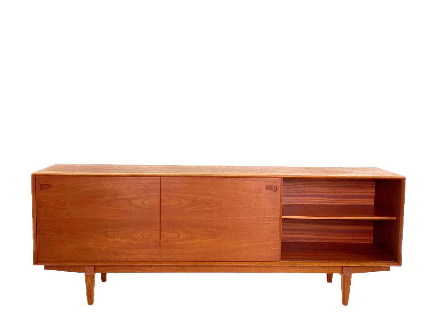 Vintage teak sideboard by Henry Rosengren Hansen for Skovby Mobelfabrik 1960s