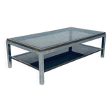 Hollywood Regency Flaminia Two Tier Coffee Table, France, 1970s