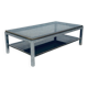 Hollywood Regency Flaminia Two Tier Coffee Table, France, 1970s
