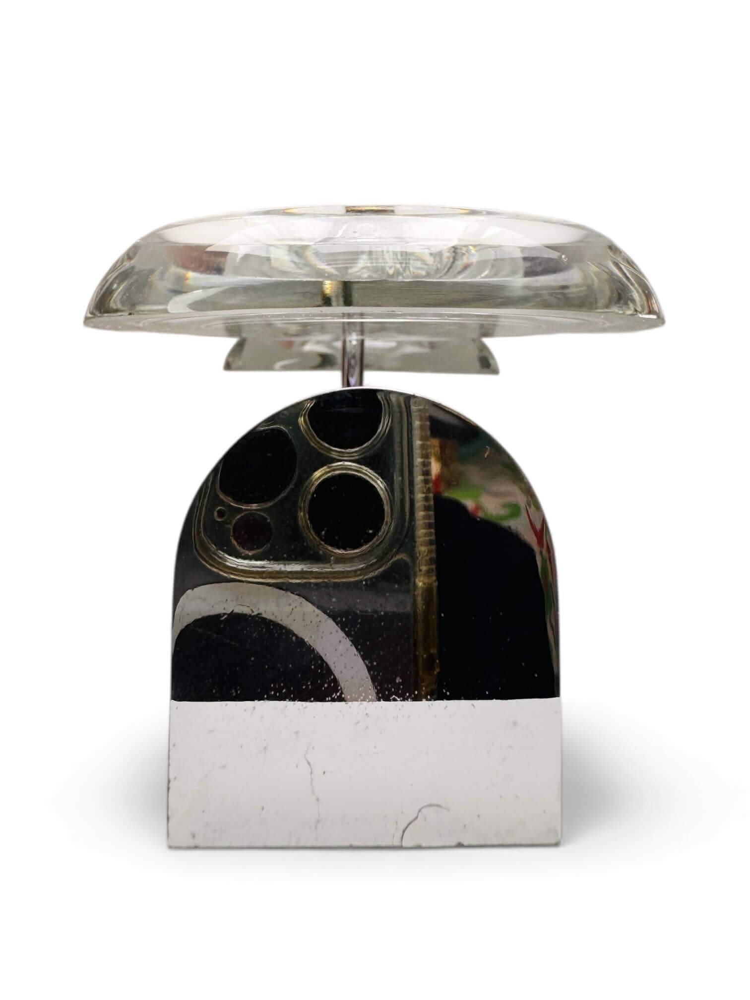 Pair of Space Age 70s double wall lights