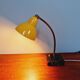Casserole lamp in yellow lacquered metal and black marble, 1950s