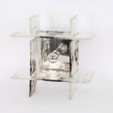 Glass wall sconce designed by Carlo Nason for Kalmar, 1960s.