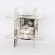 Glass wall sconce designed by Carlo Nason for Kalmar, 1960s.