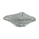 Empty ashtray trilobed crystal bag Daum