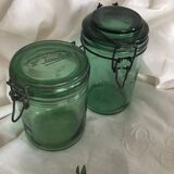 Deux bocaux l'Ideale 1 litre