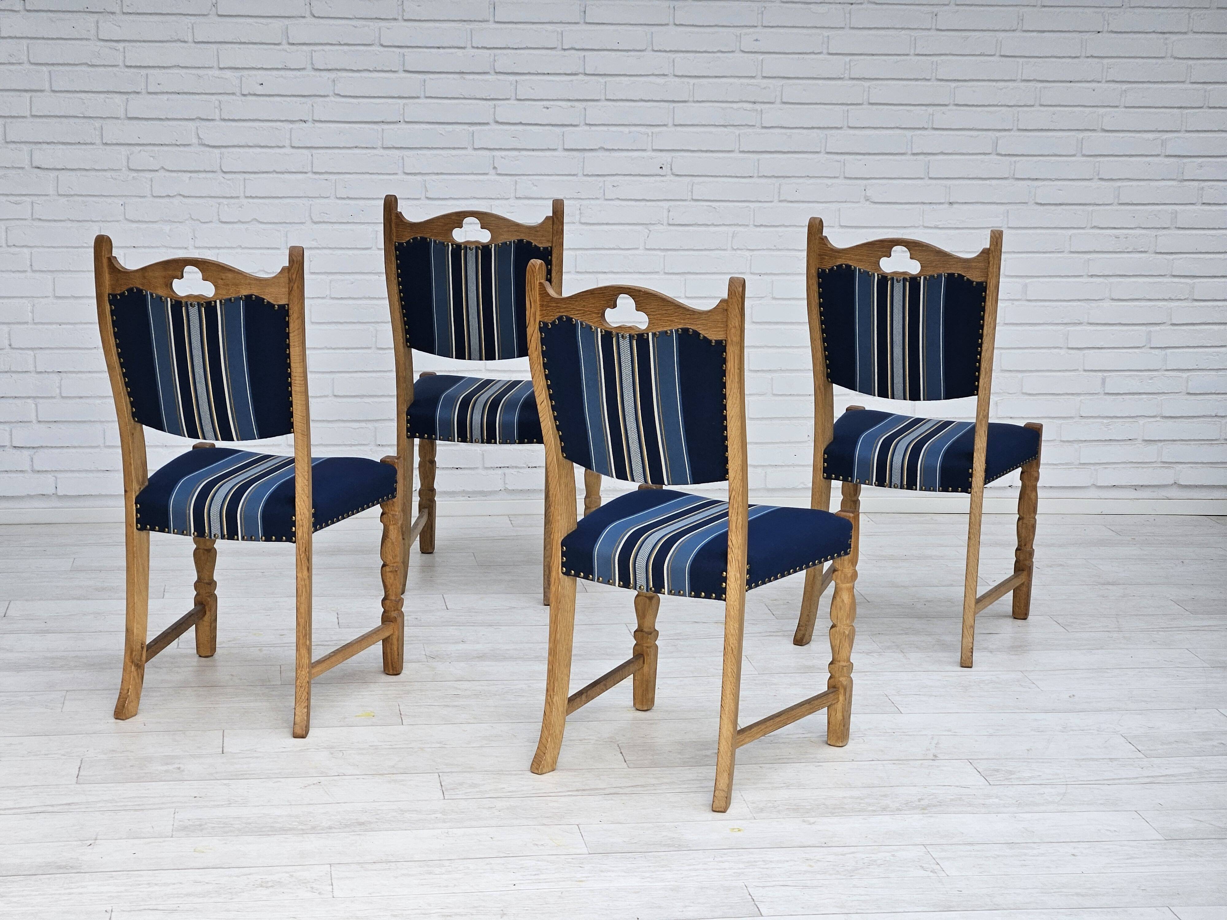 1960s, set of 4 pcs Danish dinning chairs, original very good condition.