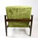 GFM-142 Armchair in Olive green attributed to Edmund Homa, 1970s - brown wood