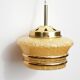 Yellow and gold clichy glass pendant light