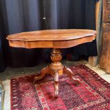 Antique wooden table – Napoleon III / Victorian style – With drawers