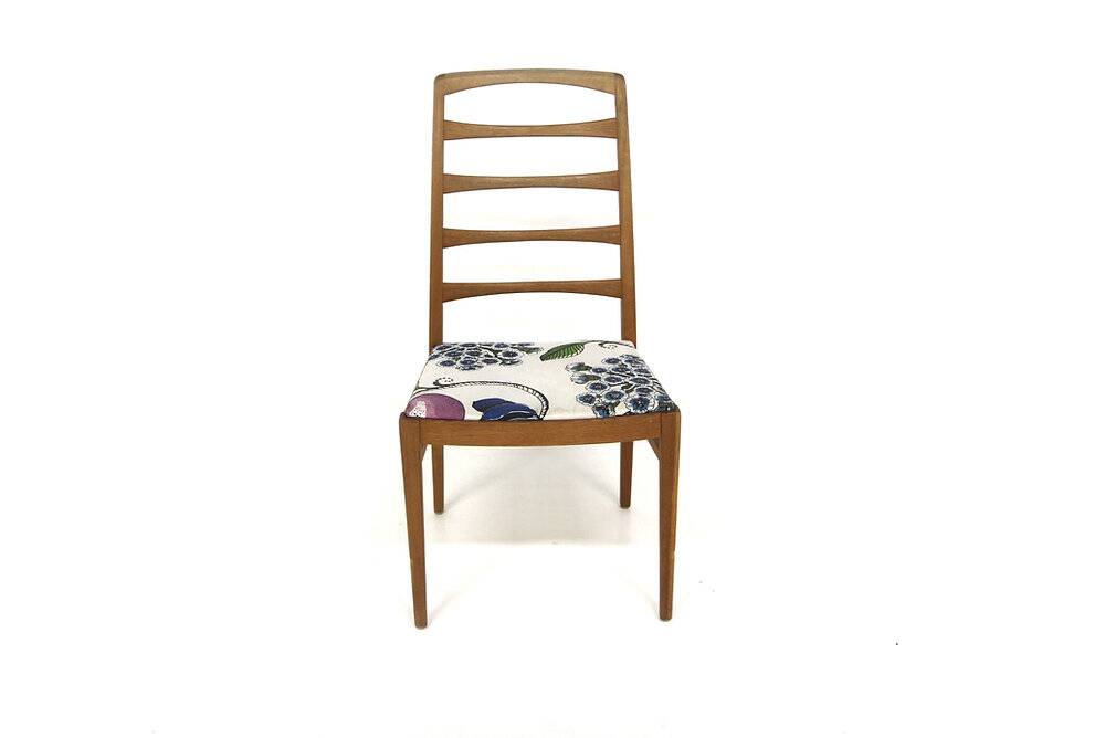 Set of 6 Scandinavian "Reno" chairs in oak, Bodafors, Sweden, 1960.